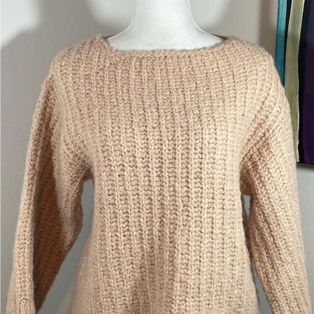 Zara Soft Pink Italian Yarn Sweater